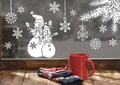Miniatyrbild 2 av 2: Julklistor - PTIT CLOWN - Snögubbe eller kyrka - Vit - Festdekoration - Barn