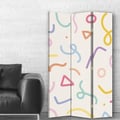 Miniatyrbild 3 av 4: Confetti Pattern Screen - Dekorativ inomhusvägg - 110x150cm