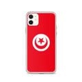 Miniatyrbild 1 av 2: Mobilskal – Tunisiens flagga – Kompatibel med iPhone 11 – Mjukfodral – Stötsäker och slitstark - Silikon - Pixelforma