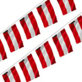 Miniatyrbild 1 av 3: Girlang – Österrikes flagga – 14 x 21 cm – Polyester – Att hänga – 20 stycken