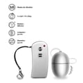 Miniatyrbild 3 av 6: Fjärrstyrd Vibrerande Ägg Brava - S - Vibrator för par - Silver