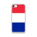 Miniatyrbild 1 av 2: Telefonfodral - PIXELFORMA - iPhone 7 - Frankrikes flagga - Transparent plast - TPU