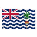 Miniatyrbild 1 av 3: Flagga Brittiska territoriet i Indiska oceanen – 90 x 150 cm – Polyester – Metallöglor – Hållbar