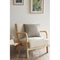 Miniatyrbild 1 av 2: Avtagbar kudde med piping 50 x 50 cm Polyester jacquard "Atlas" Fila d'Ariane