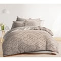 Miniatyrbild 1 av 2: Duvetset 3P "Louna" 260 x 240 cm Diamant Relief King size 100% Bomull
