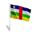 Miniatyrbild 1 av 3: Adhesivflagga Centralafrikanska republiken – 14 x 21 cm – Mjuk polyester – Lätt att klistra – 5 stycken – Pixelforma