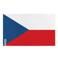 Miniatyrbild 1 av 3: Tjeckiens flagga – 160 x 240 cm – Hållbar Polyester – 2 Metallöglor – Inomhus / Utomhus – Pixelforma