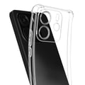Miniatyrbild 2 av 5: Stötsäker Skal - Xiaomi Redmi Note 14 4G - Förstärkta Hörn - Lätt Design - Transparent