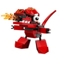 Miniatyrbild 1 av 2: Lego Mixels - Meltus - LEGO Toy - 66 delar - Röd
