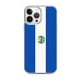 Miniatyrbild 1 av 2: Mobilskal – El Salvador Flagga – Kompatibel med iPhone 13 Pro Max – Mjukt Fodral – Slitstarkt och Stötsäkert - Silikon - Pixelforma