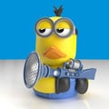 Miniatyrbild 1 av 4: Numskull - Minions - Figur Tubbz Kevin (Fart Blaster) Boxad Edition 10 cm