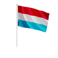 Miniatyrbild 1 av 3: Mini-flaggor – Luxemburg – 14 x 21 cm – Att Hålla i Handen – Polyester - 50 stycken – Pixelforma