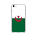 Miniatyrbild 1 av 2: Telefonöverdrag – Algeriets flagga – Kompatibel med iPhone 7 Plus – Mjuk fodral – Slitstark och stötresistent – Silikon – Pixelforma