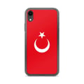 Miniatyrbild 1 av 2: Mobilskal – Turkiets flagga – Kompatibel med iPhone XR – Mjuk fodral – Slitstark och stötresistent - Silikon - Pixelforma