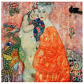 Miniatyrbild 1 av 4: Legendarte - Målning, Tryck på duk - Les Amies Gustav Klimt cm. 90x90