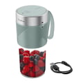 Miniatyrbillede 1 af 6: Moulinex Lightmix, bærbar blender, 300 ml, Eucalyptus, LM1C0410