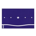 Miniatyrbild 1 av 3: Drapeau Río Tercero – 160 x 240 cm – Motståndskraftig polyester – 2 metalöljetter – Inomhus / Utomhus – Pixelforma