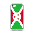 Miniatyrbild 1 av 2: Mobilskal – Burundi Flagga – Kompatibel med iPhone 6S – Mjuk Fodral – Motståndskraftig och Stöttålig - Silikon - Pixelforma