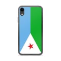 Miniatyrbild 1 av 2: Mobilskal – Djiboutis flagga – Kompatibel med iPhone XR – Mjuk fodral – Stöttålig och chockresistent – Silikon – Pixelforma