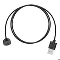 Miniatyrbild 1 av 2: USB-C-kabel för Xiaomi Mi Smart Band 5/6/7 - Avizar - Magnetisk - Svart