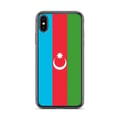 Miniatyrbild 1 av 2: Mobilskal – Azerbajdzjans flagga – Kompatibel med iPhone XS Max – Mjuk case – Slitstark och stöttålig - Silikon - Pixelforma