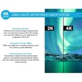Miniatyrbild 3 av 4: HDMI-kabel 4k 3M - Hög hastighet med 19 stift Full HD