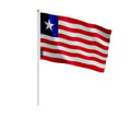 Miniatyrbild 1 av 3: Mini flagga för Liberia – 20 x 30 cm – Att hålla i handen – Polyester – 1 styck – Pixelforma