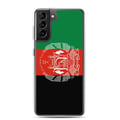 Miniatyrbild 1 av 2: Telefonfodral – Flagga för Afghanistan – Kompatibel med Samsung Galaxy S21 Ultra – Mjuk Fodral – Hållbar och Stötsäker – Pixelforma