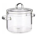 Miniatyrbild 1 av 2: VIVALTO Gryta 1 L i Borosilikatglas med Transparent Lock (13,5×13,8×19 cm)