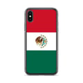 Miniatyrbild 1 av 2: Mobilskal – Mexikos flagga – Kompatibel med iPhone XS – Mjuk och slitstark – Stöttålig – Silikon – Pixelforma