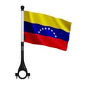 Miniatyrbild 1 av 3: Venezuela Cykelflagga i Polyester – 14 x 21 cm – Cykelflagga – 10 stycken