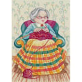 Miniatyrbild 1 av 2: Kit för broderi med korsstygn Ugn - Brodös 21x31 cm