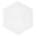 Miniatyrbild 1 av 2: Hama - Hexagon Hjärtplattor (Stora) för standardpärlor (Ø5 mm)