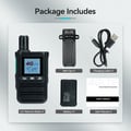 Miniatyrbild 6 av 6: Retevis L61 Walkie Talkie Lång Räckvidd 4G, Walkie Talkie Nätverk Obegränsad Distans med GPS, 2500mAh, Typ-C, för Resa, Nödsituation