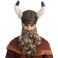Miniatyrbild 1 av 5: Utklädningsaccessoar - LITEN CLOWN - Vikinghjälm - Lädereffekt - Vuxen - Svart, Brun