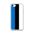 Miniatyrbild 1 av 2: Mobilskal – Estlands flagga – Kompatibel med iPhone 8 Plus – Mjukt fodral – Slitstarkt och stötbeständigt – Silikon – Pixelforma