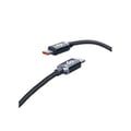 Miniatyrbild 2 av 2: USB-C till USB-C-kabel - SUBBLIM - 2 meter - 60 W - Snabbladdning - Överföring 480 Mbps - Flätad nylon