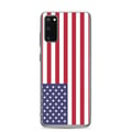 Miniatyrbild 1 av 2: Mobilskal – USA:s flagga – Kompatibel med Samsung Galaxy S24 – Mjukt skal – Slitstarkt och stöttåligt – Pixelforma