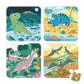 Miniatyrbild 3 av 4: 4 Evolutionary Dinosaurs Puzzle - Version gjord i Frankrike