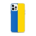 Miniatyrbild 1 av 2: Mobilskal – Ukrainas flagga – Kompatibel med iPhone 12 Pro Max – Mjuk Fodral – Slitstark och Stötsäker – Silikon – Pixelforma