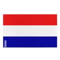 Miniatyrbild 1 av 3: Revolutionär flagga för verkställande av Louis XVI – 120 x 180 cm – Polyester – Järnöglor – Hållbar
