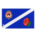 Miniatyrbild 1 av 3: Windsorflagga – 60 x 90 cm – Hållbar Polyester – 2 Metallöljett – Inomhus / Utomhus – Pixelforma