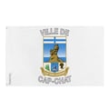 Miniatyrbild 1 av 3: Drapeau Cap-Chat – 192 x 288 cm – Resistenta polyester – 2 metallöglor – Inomhus / Utomhus – Pixelforma