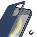 Miniatyrbild 6 av 6: Fönsteretui för Samsung Galaxy S24 med kortfack, mörkblå
