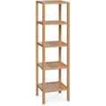 Miniatyrbillede 1 af 4: Bamboo hylde Jonas, 5 hylder 140 x 37 x 33 cm