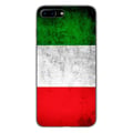 Miniatyrbild 1 av 2: 1001Coques - Silikonfodral kompatibelt med Apple iPhone 7 Plus - Mönster italiensk flagga - Originaldesign tryckt i Frankrike