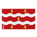Miniatyrbild 1 av 3: Drapeau Deux-Sèvres – 192 x 288 cm – Hållbar polyester – 2 metallöglor – Inomhus / Utomhus – Pixelforma