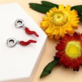 Miniatyrbild 2 av 2: Elegant hängsmycke i stål Piment SCZ1278