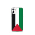Miniatyrbild 1 av 2: Telefonfodral – Palestinas flagga – Kompatibel med iPhone 12 mini – Mjukt fodral – Slitstarkt och stötresistent – Silikon – Pixelforma