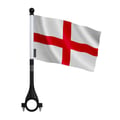 Miniatyrbild 1 av 3: Cykelflagga England i polyester – 14 x 21 cm – Cykelflagga – 10 stycken